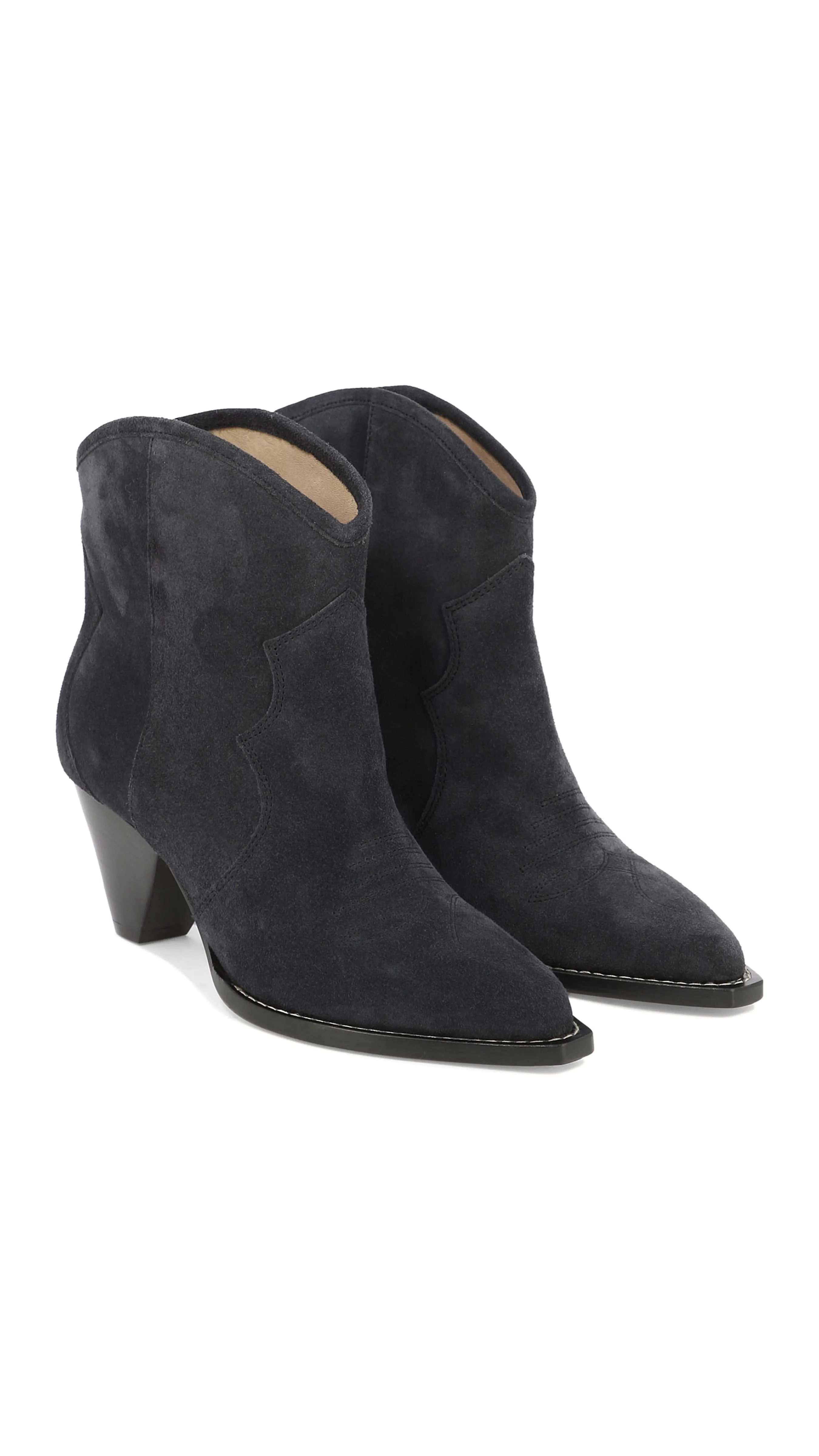 Darzio Suede Boots - Black