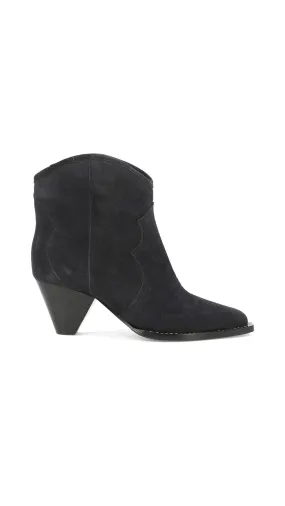 Darzio Suede Boots - Black