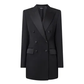 DOLCE & GABBANA Tailored Double-Breasted Blazer - Black