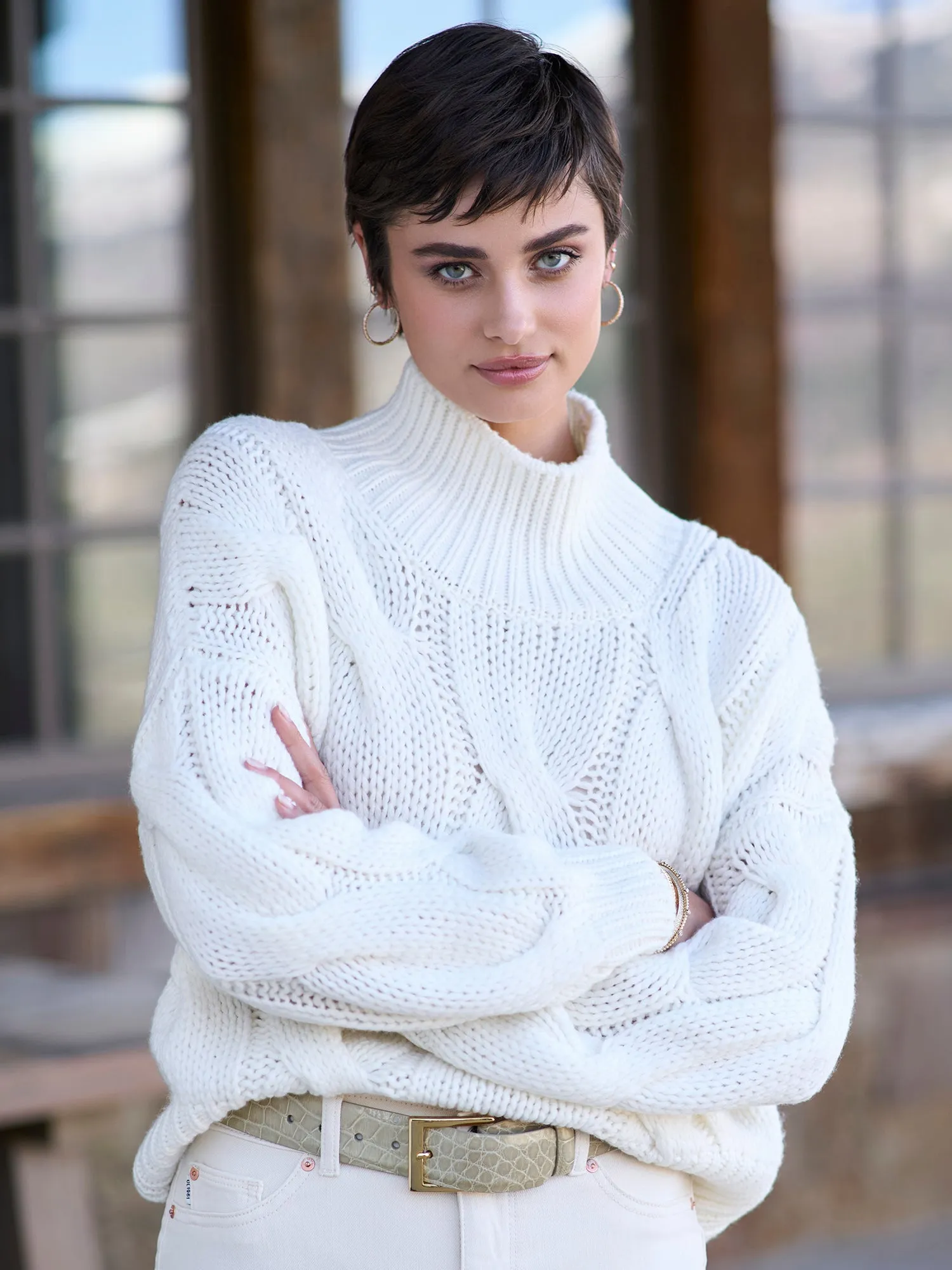 Dolce Cable Cashmere Sweater