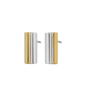 Edblad - Akin Studs L Gold Steel