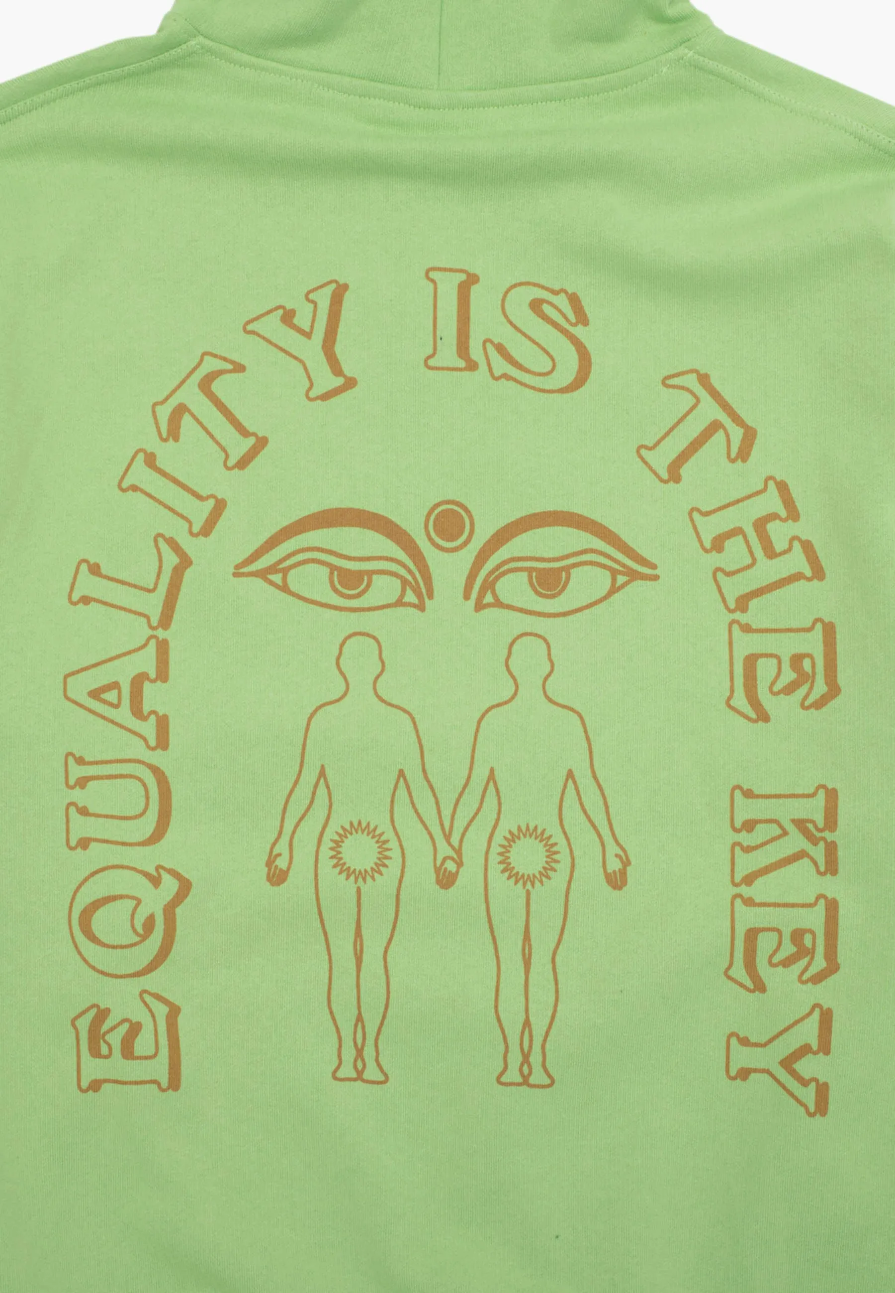 Equality Is Key Hoodie - light green