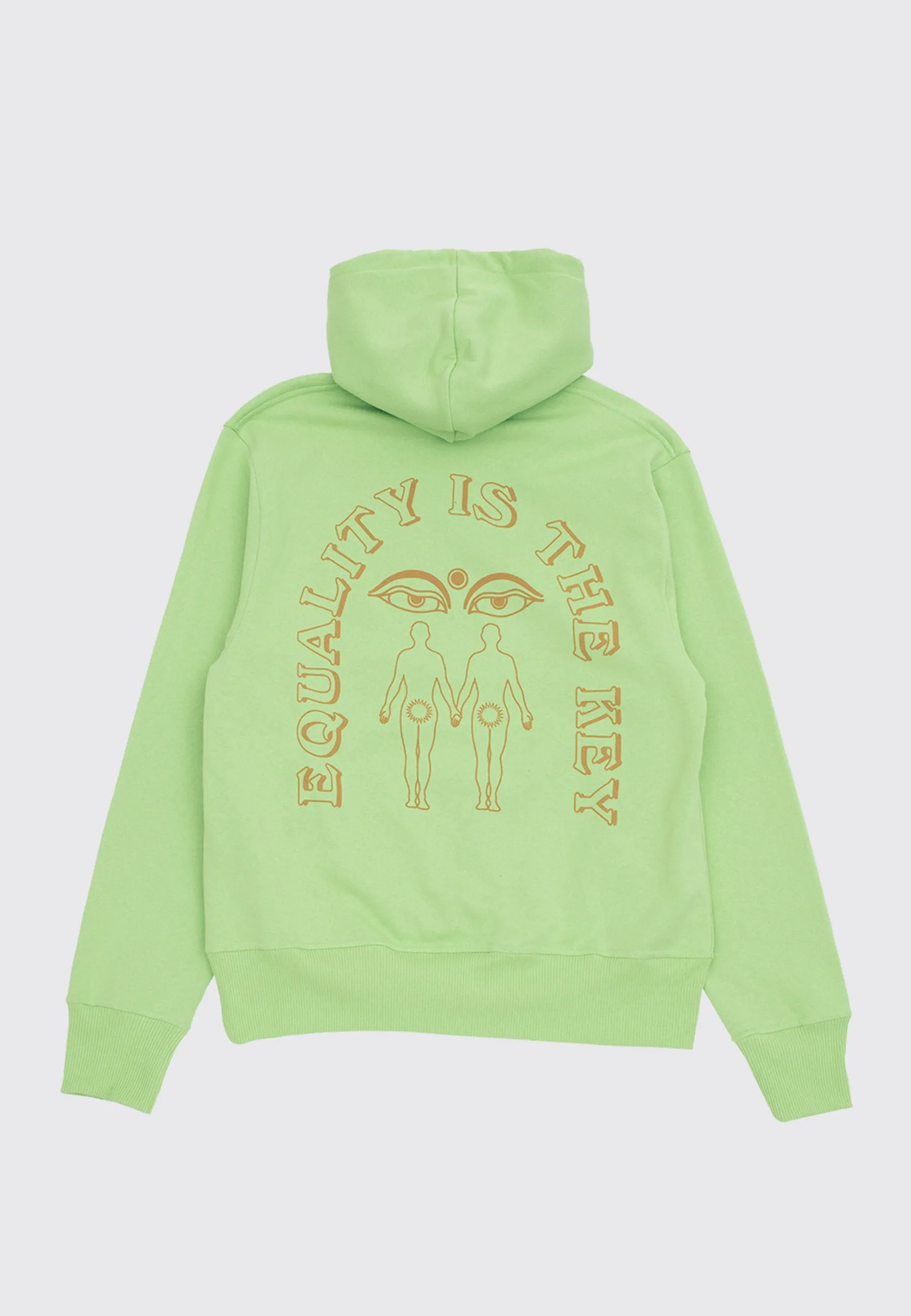 Equality Is Key Hoodie - light green