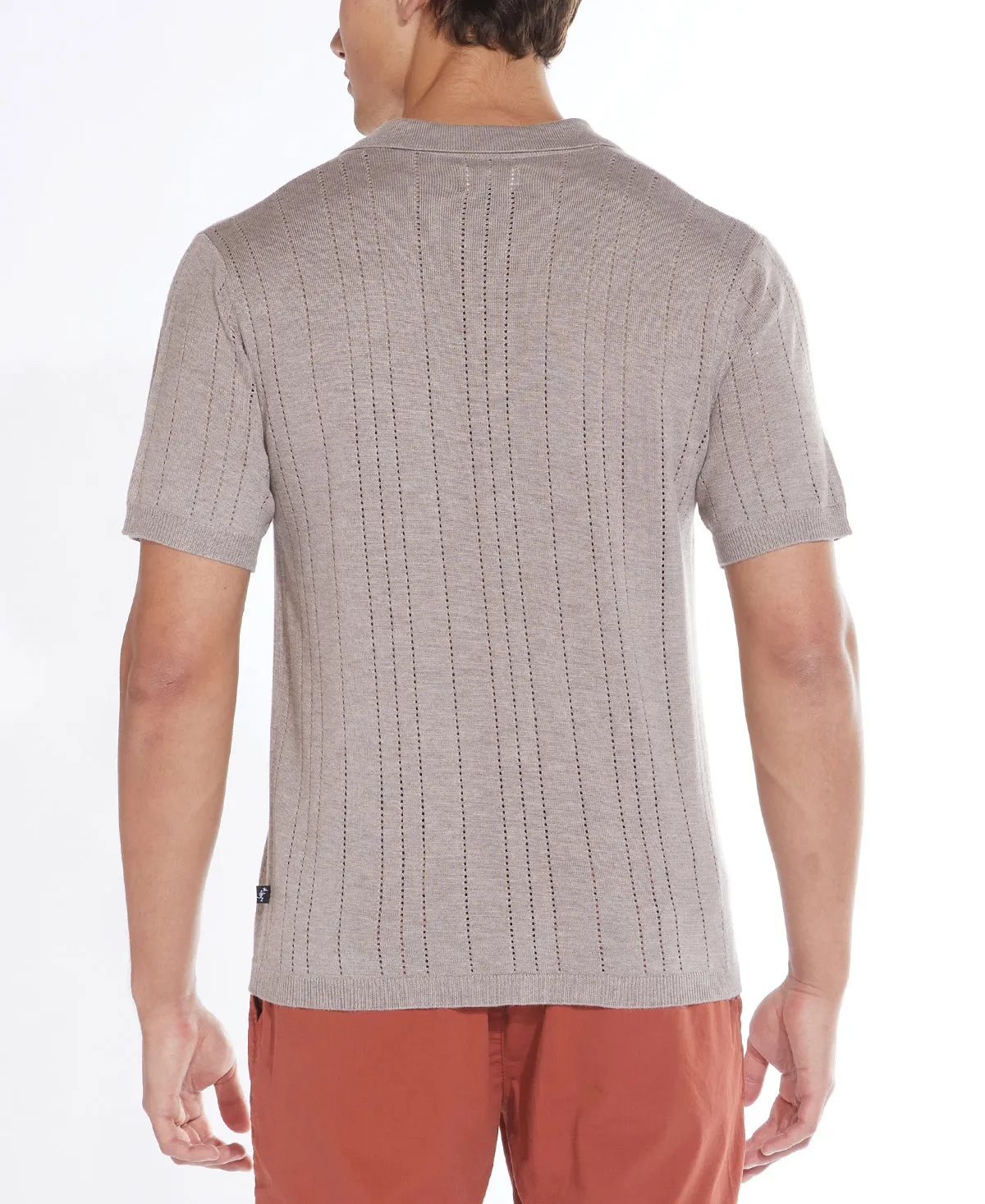 Ethan Sweater Knit Shirt (Heather Khaki)