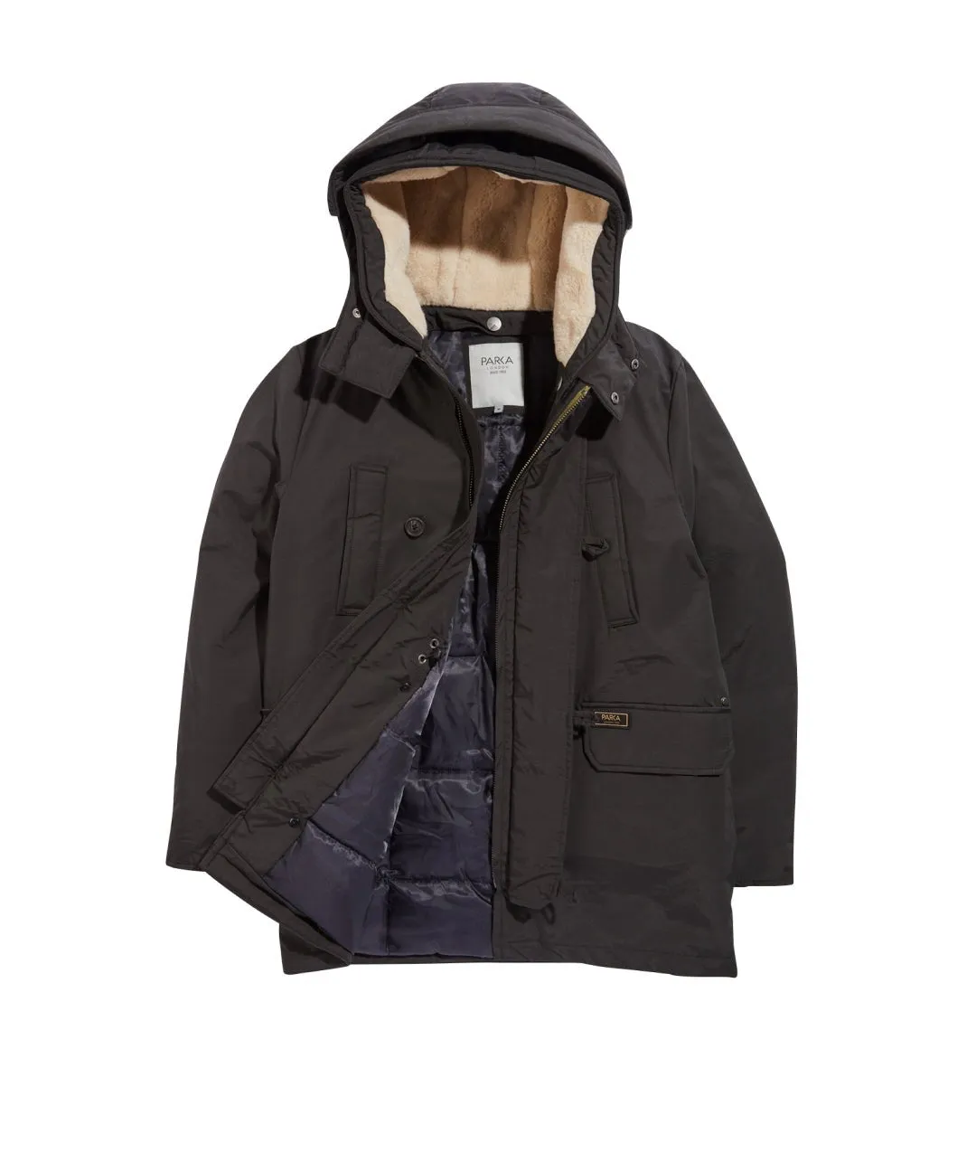 Expedition Mid-Length Shearling Parka