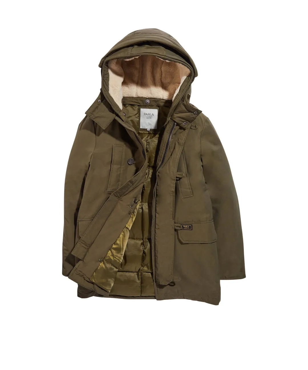 Expedition Mid-Length Shearling Parka