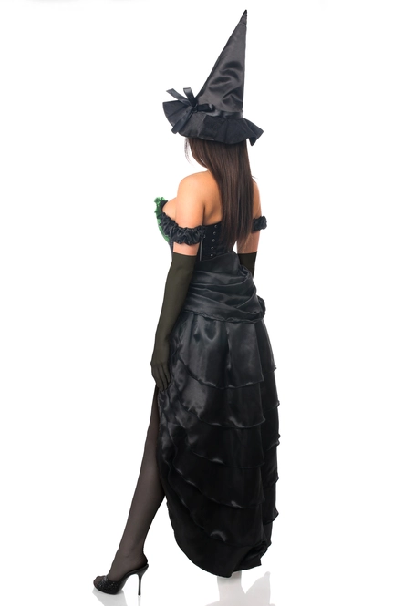 Fairycore "premium 5 Pc Spellbound Witch Costume - Make a Magical Statement With Style"