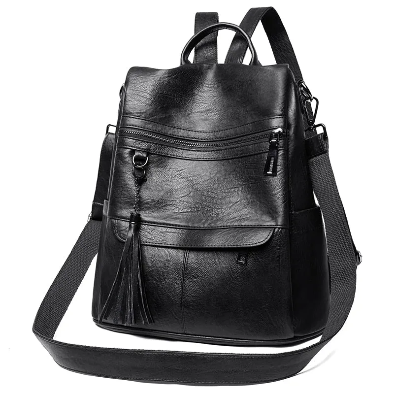 Fashion Casual Tassel Bags Female Shoulder Large Capacity