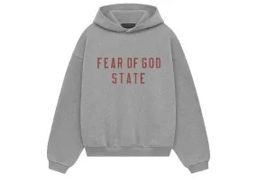 Fear of God Essentials Kids Fleece Hoodie Dark Heather