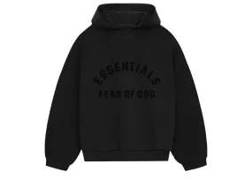 Fear of God Essentials Nylon Fleece Hoodie Jet Black/Jet Black