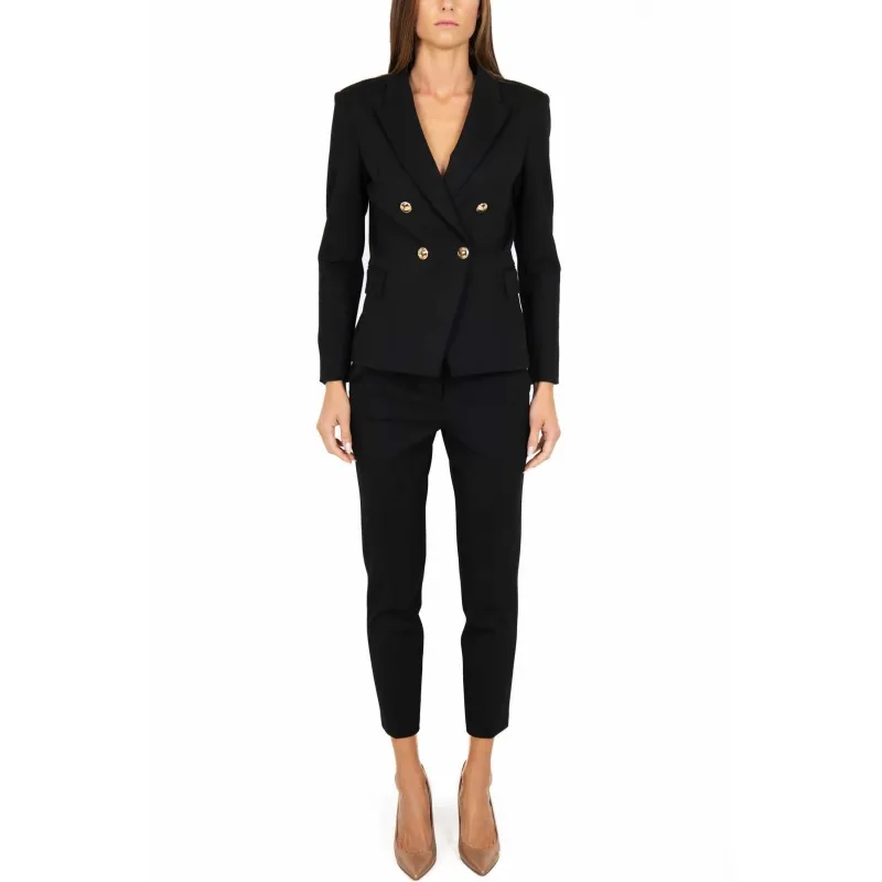 GIACCA BLAZER DOPPIOPETTO, NERO