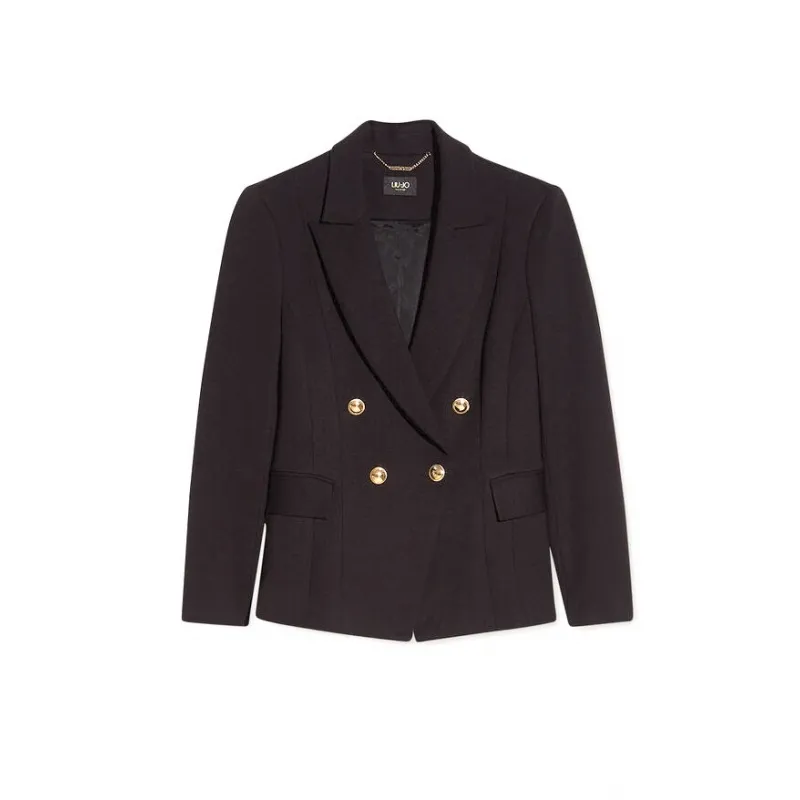 GIACCA BLAZER DOPPIOPETTO, NERO