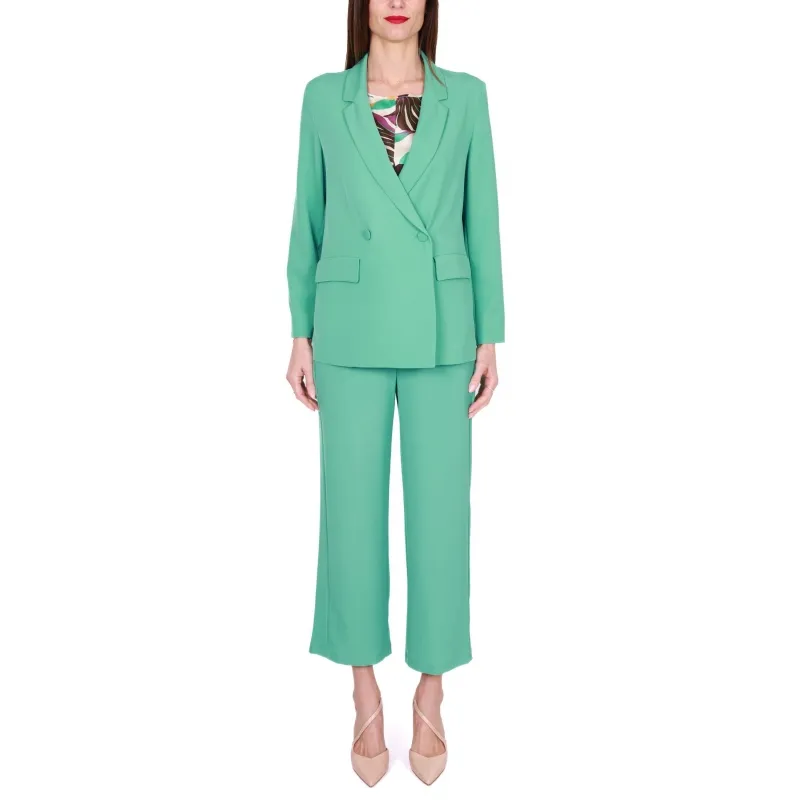 GIACCA BLAZER DOPPIOPETTO, VERDE