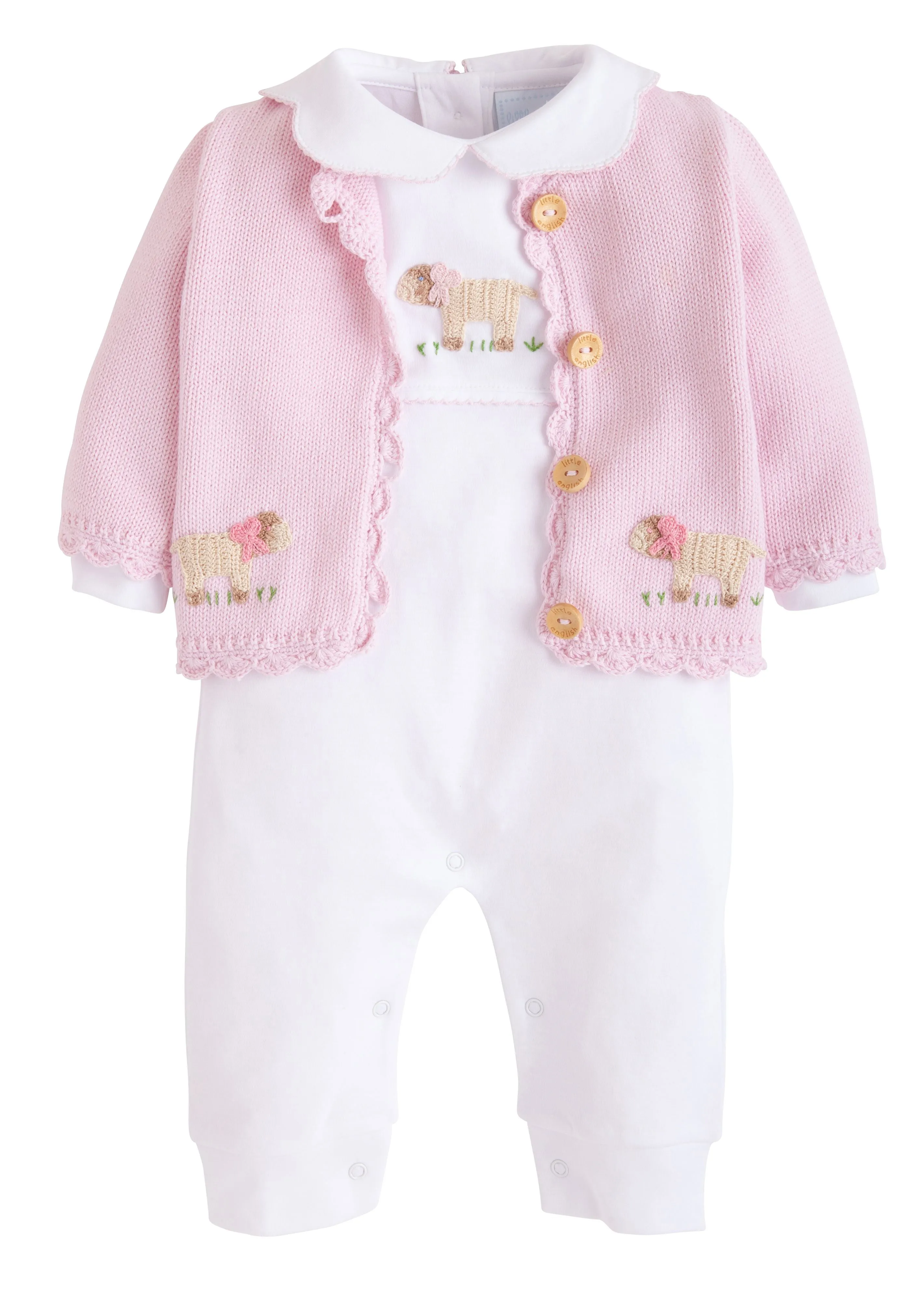 Girl Sheep Crochet Playsuit