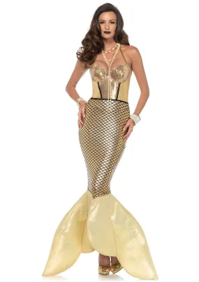 Golden Glimmer Mermaid Costume