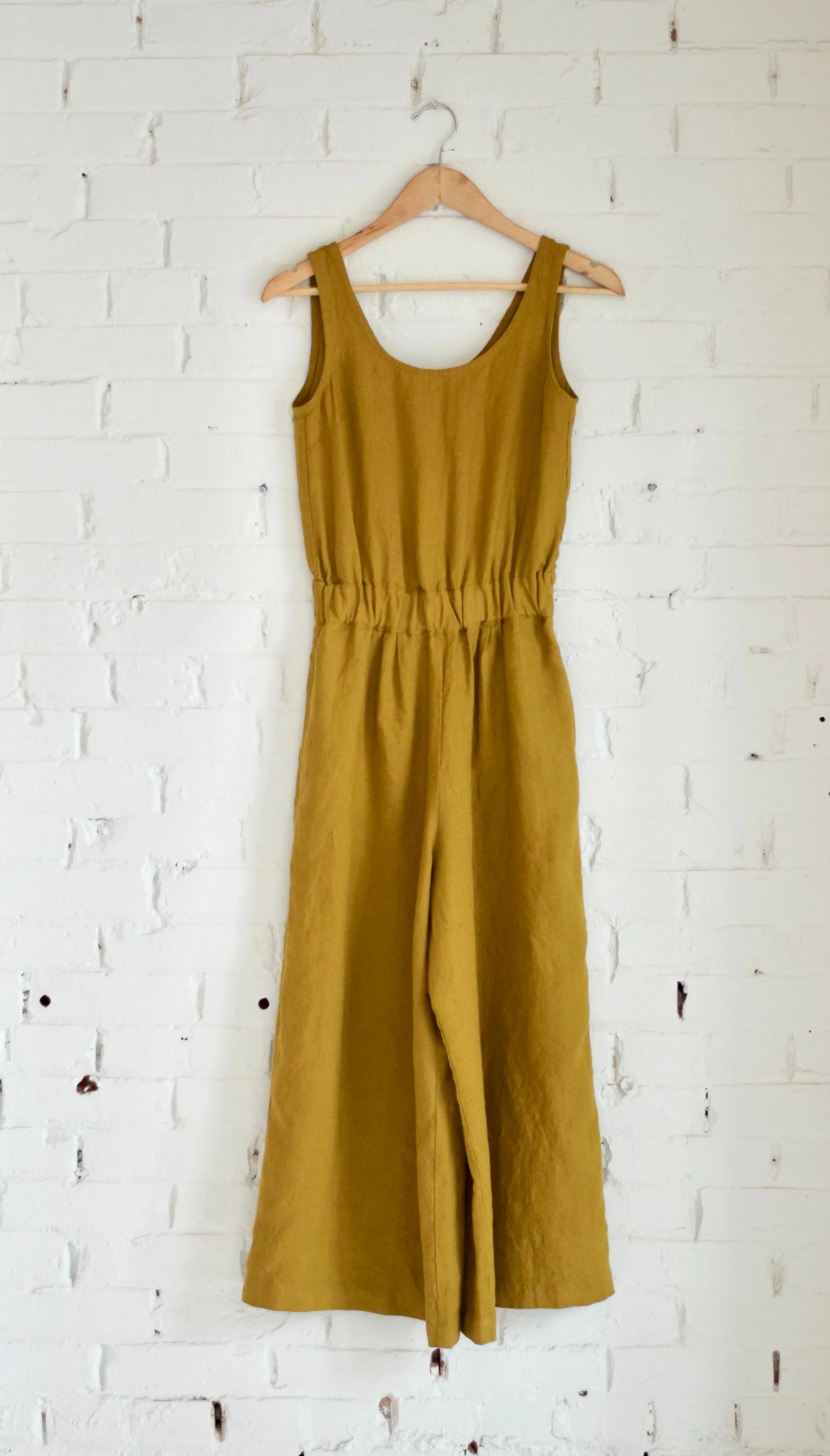 Granada Wide Leg Jumpsuit | Ochre