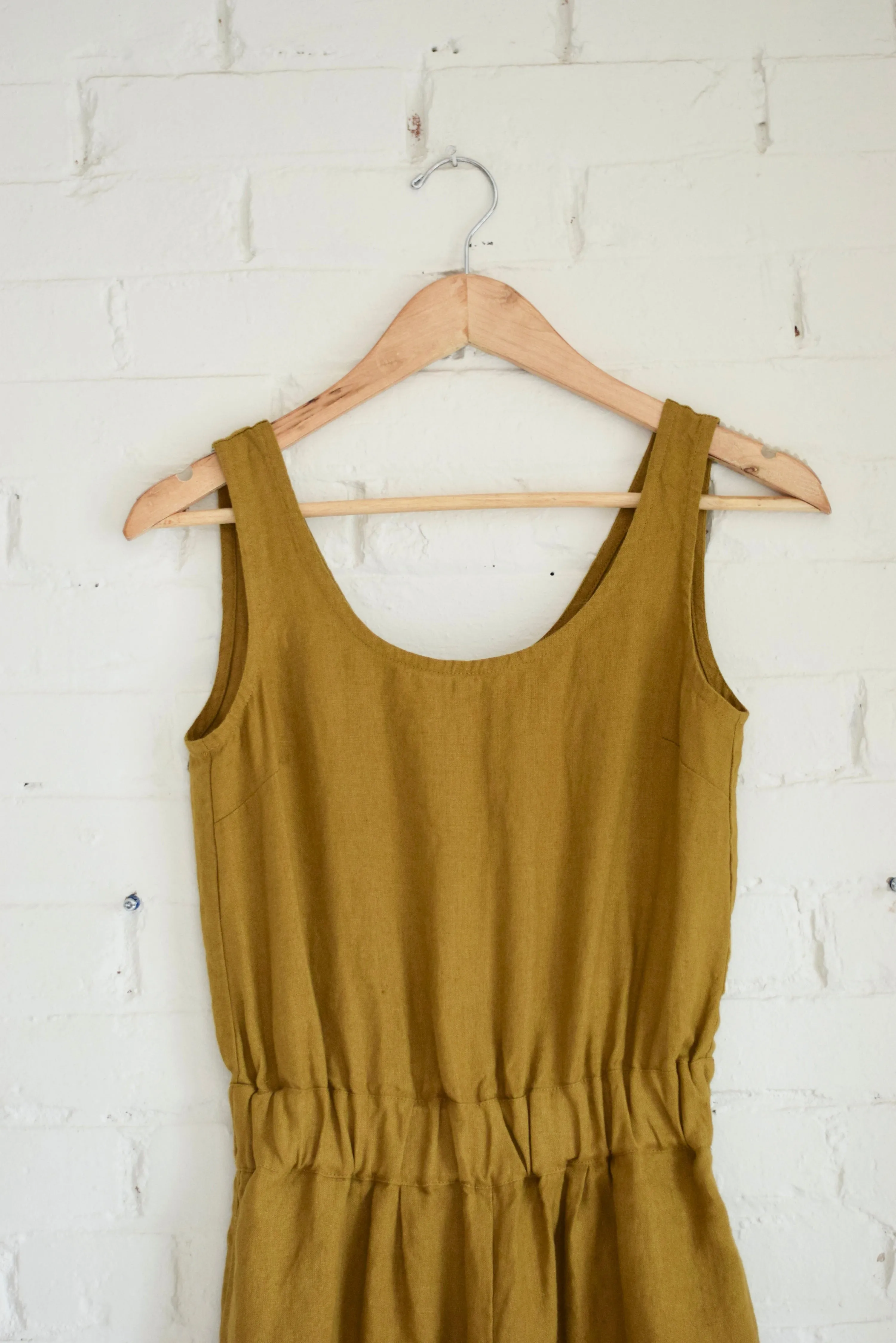 Granada Wide Leg Jumpsuit | Ochre