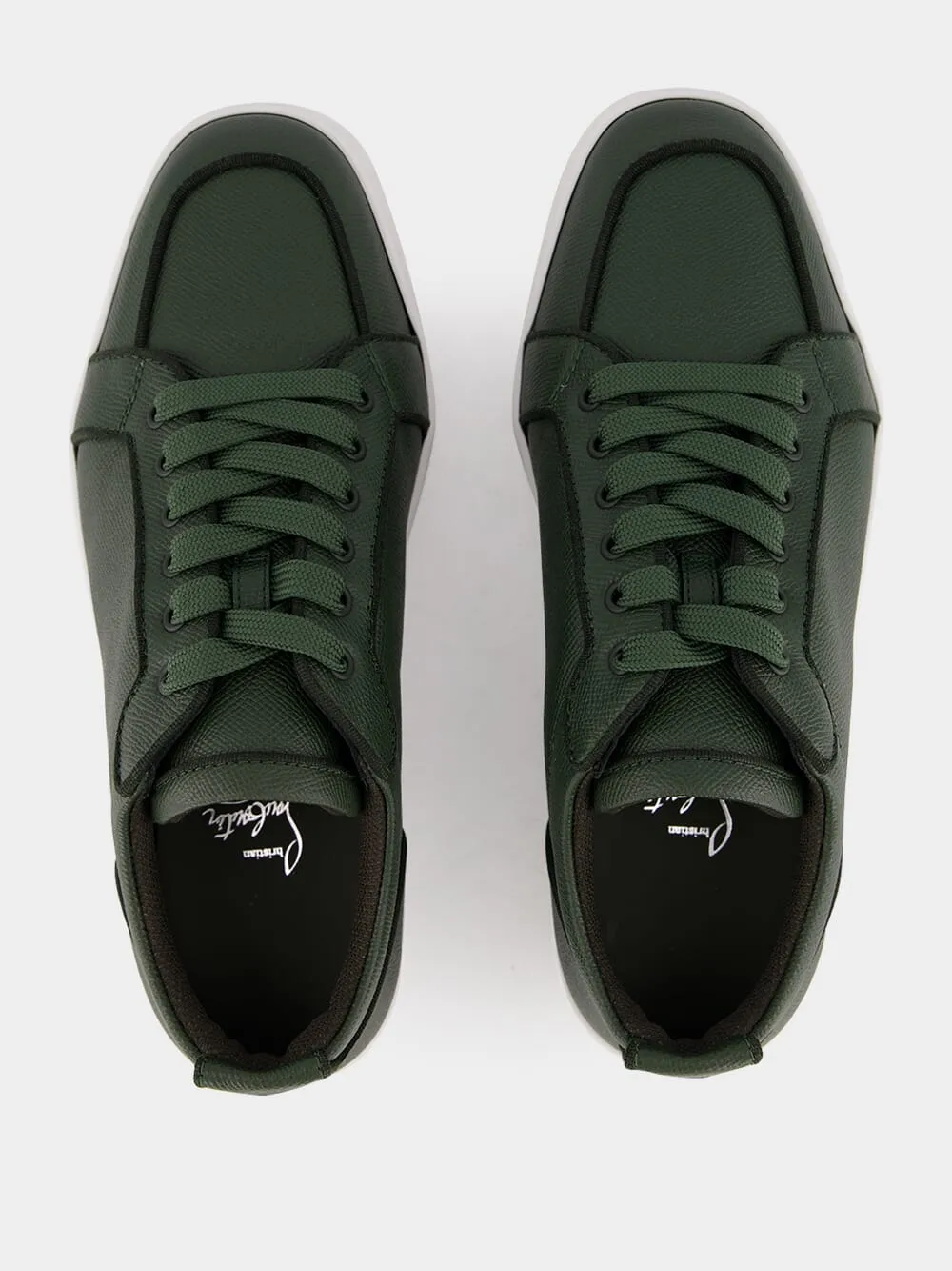 Green Rantulow Orlato Calf Leather Sneakers