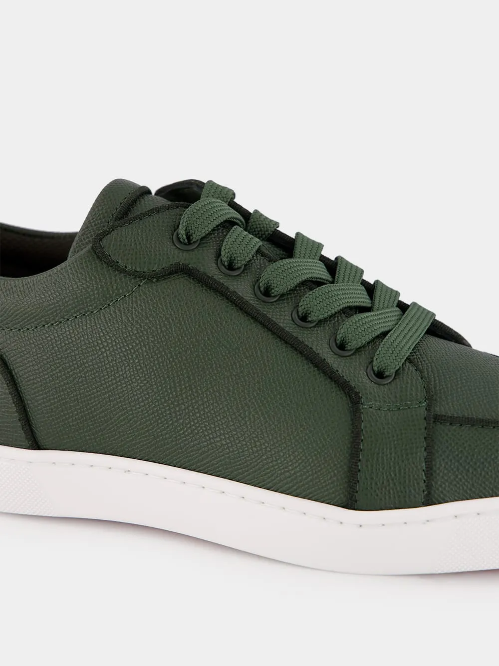 Green Rantulow Orlato Calf Leather Sneakers