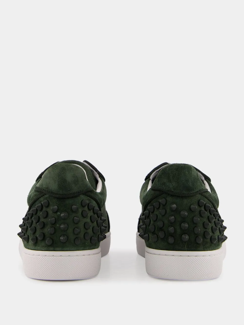 Green Vieira Orlato Velours Spiked Sneakers