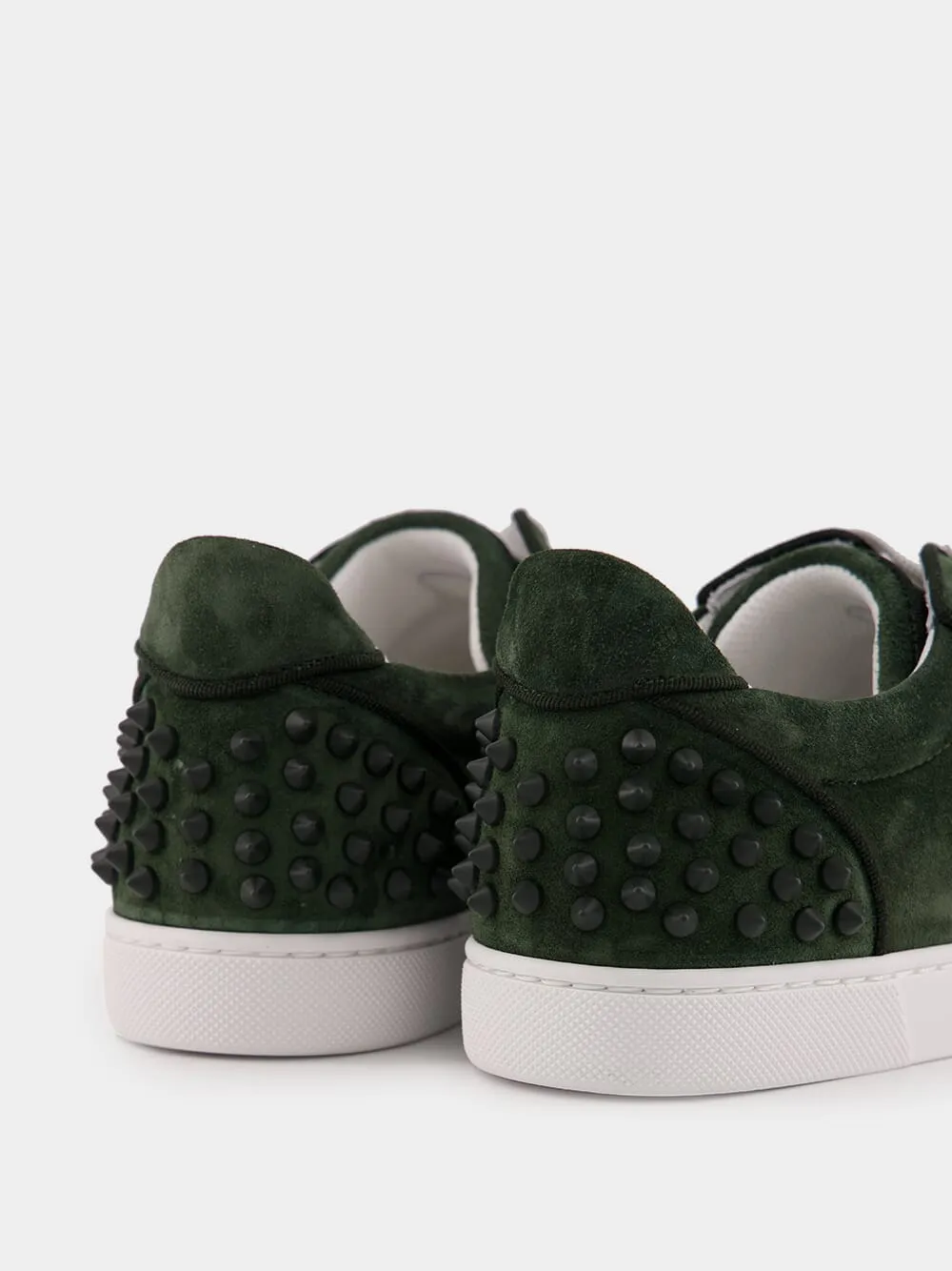 Green Vieira Orlato Velours Spiked Sneakers