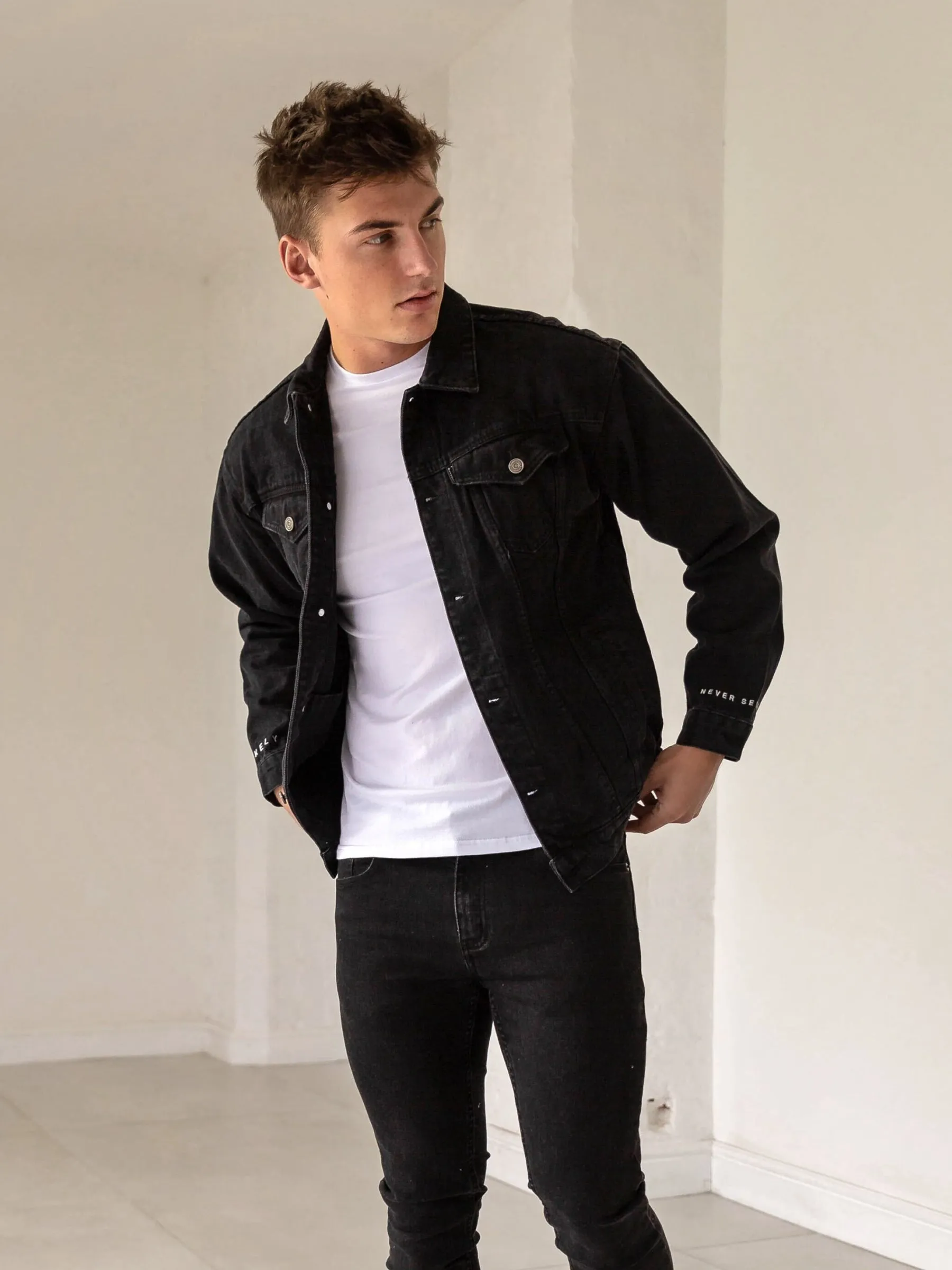 Greenwich Denim Jacket - Black