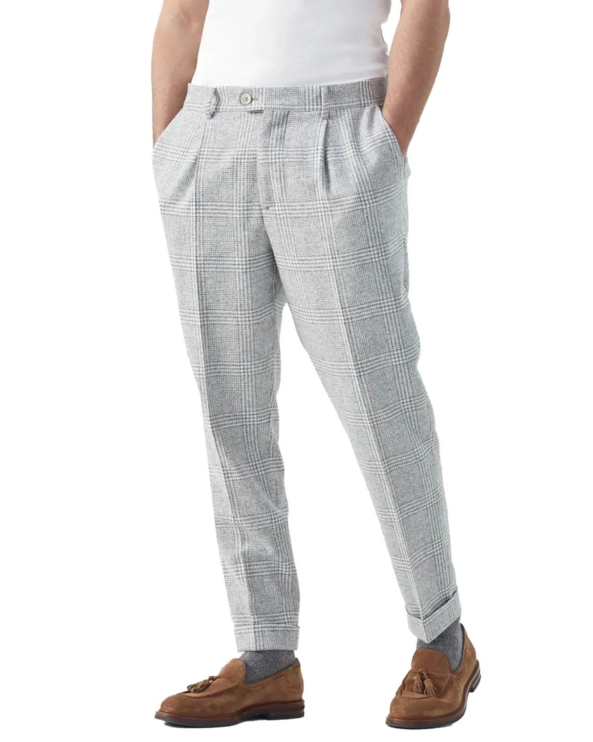 Grey Cavallo Single Pleat Suit