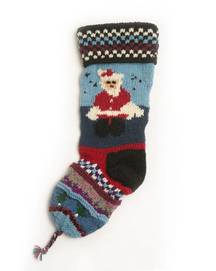 Hand Knit Old World Stockings - Holiday