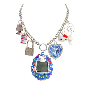 Hello Kitty Cyber Pet Charm Necklace