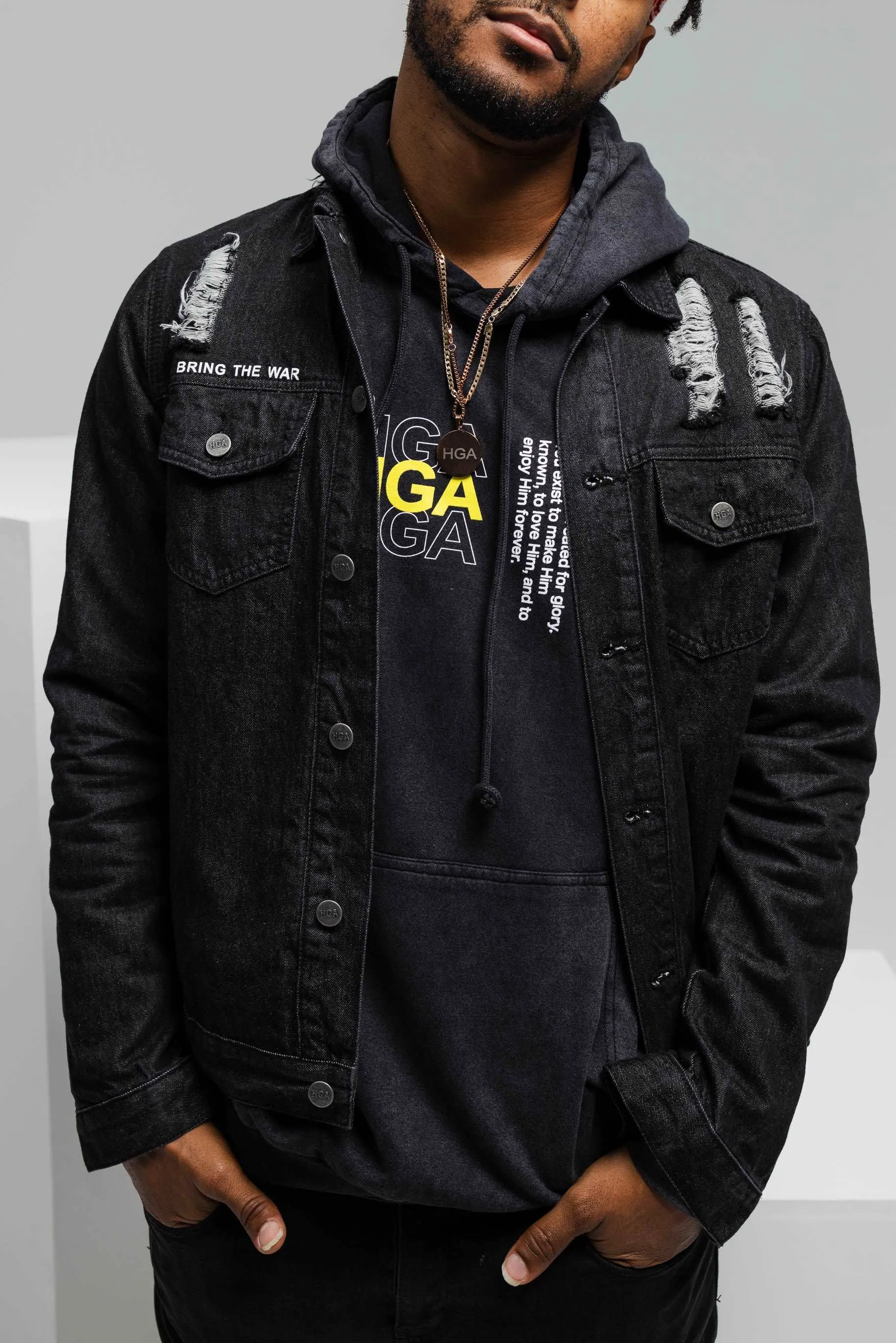 HGA Bring the War Denim Jacket