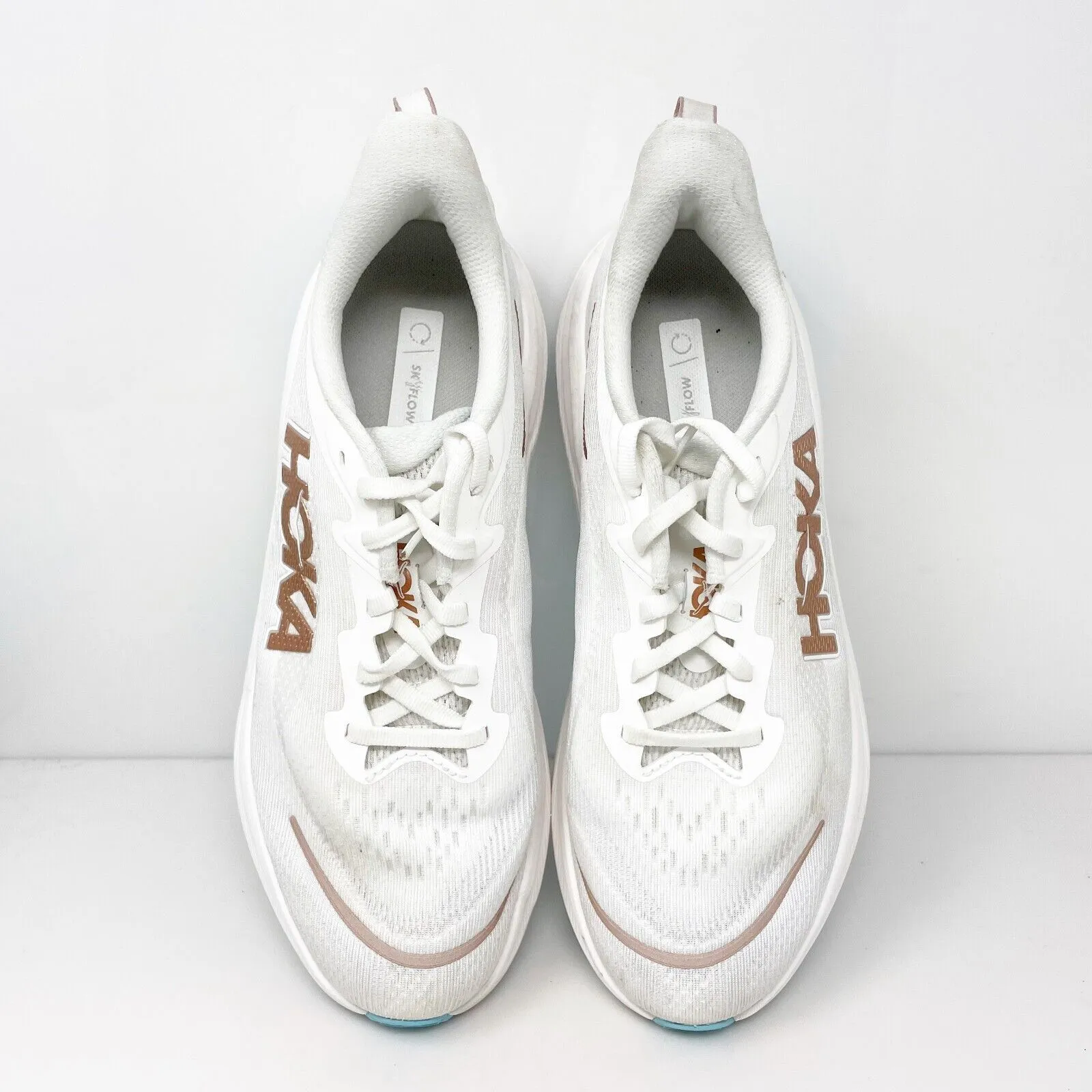 Hoka One One Womens Skyflow 1155113 FTRS White Running Shoes Sneakers Size 9.5 B