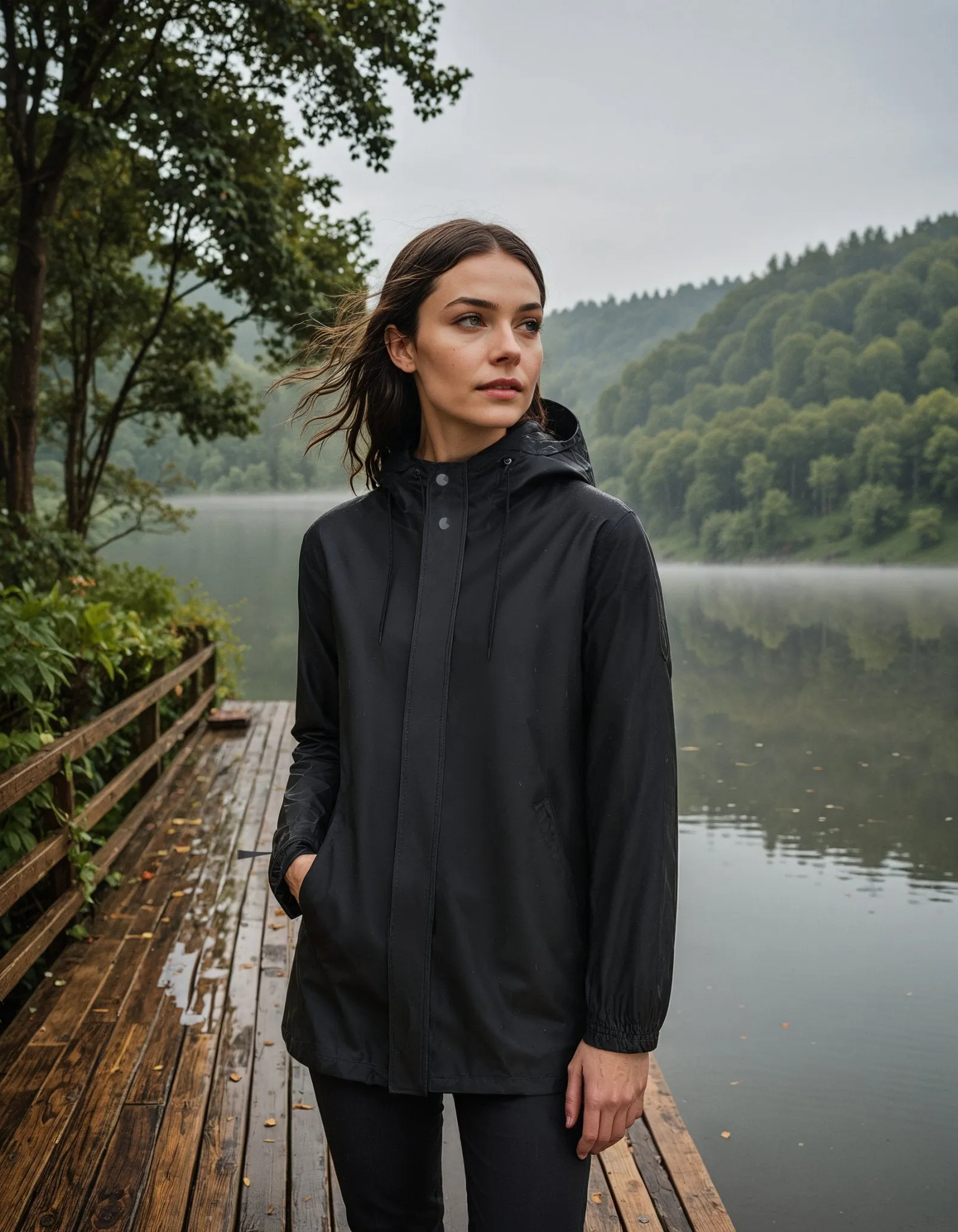 Holloway Mid-Length Rain Parka