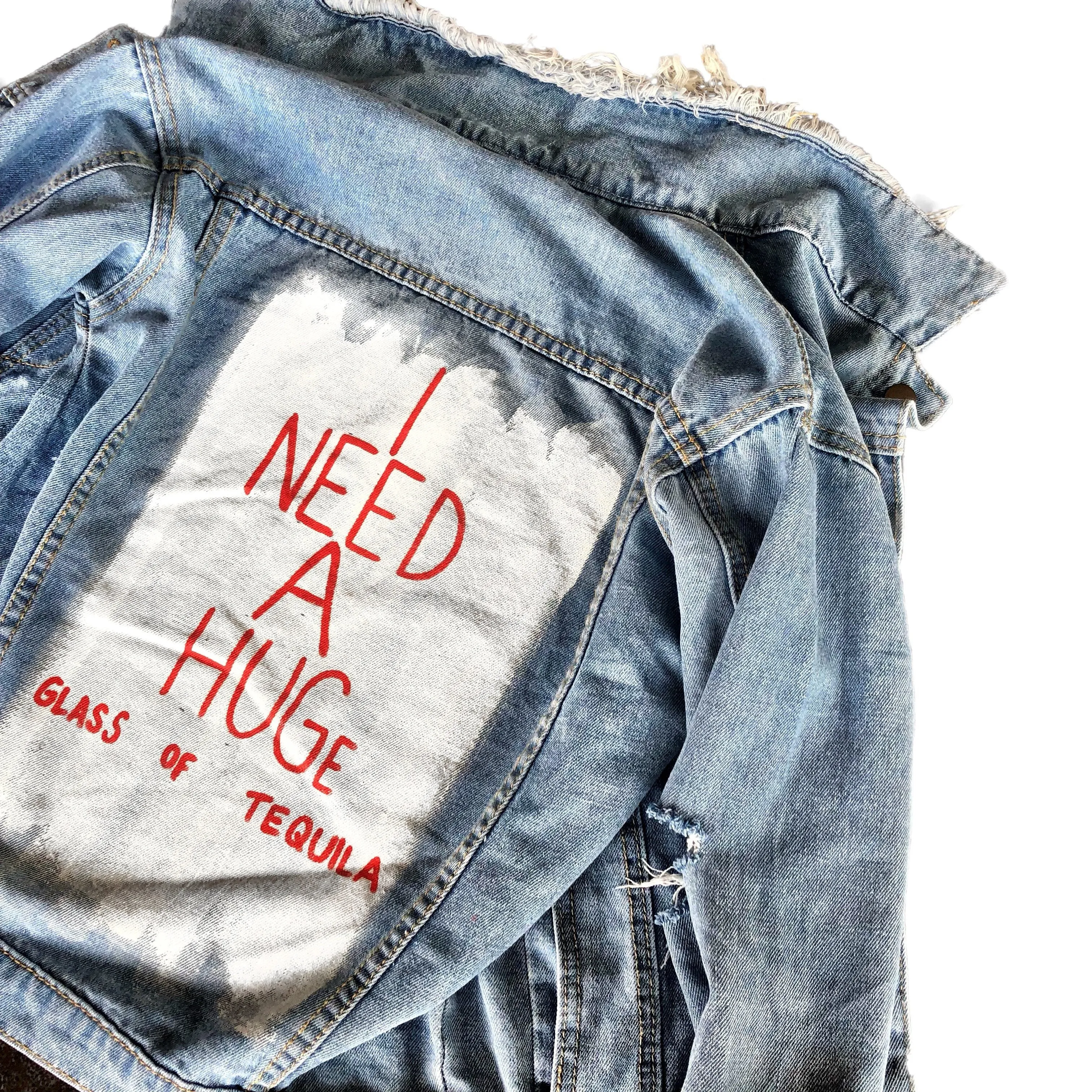 'HUGS' DENIM JACKET