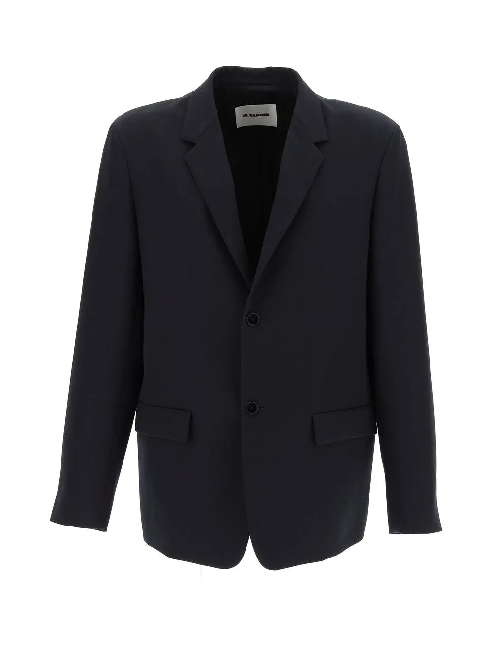 Jil Sander Single-Breasted V-Neck Tailored Blazer