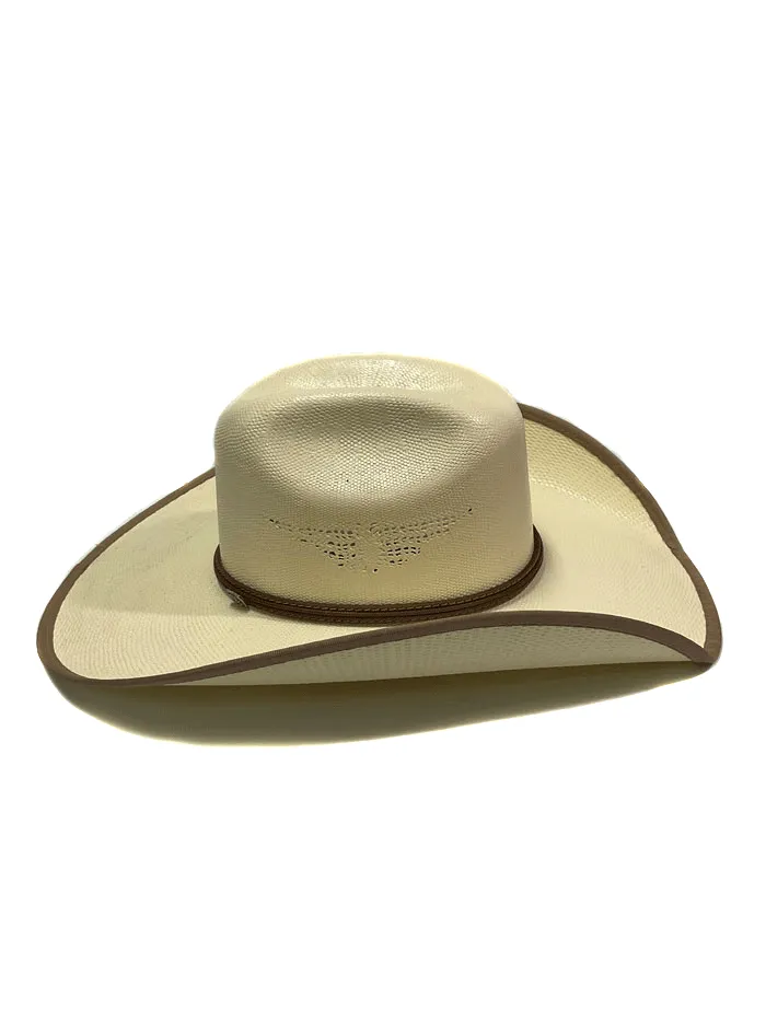 Justin JS5256FNX-IVORY Bent Rail Fenix Straw Cowboy Hat Ivory