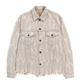 KAPITAL 12OZ FEATHER DENIM 3RD JACKET WHITE