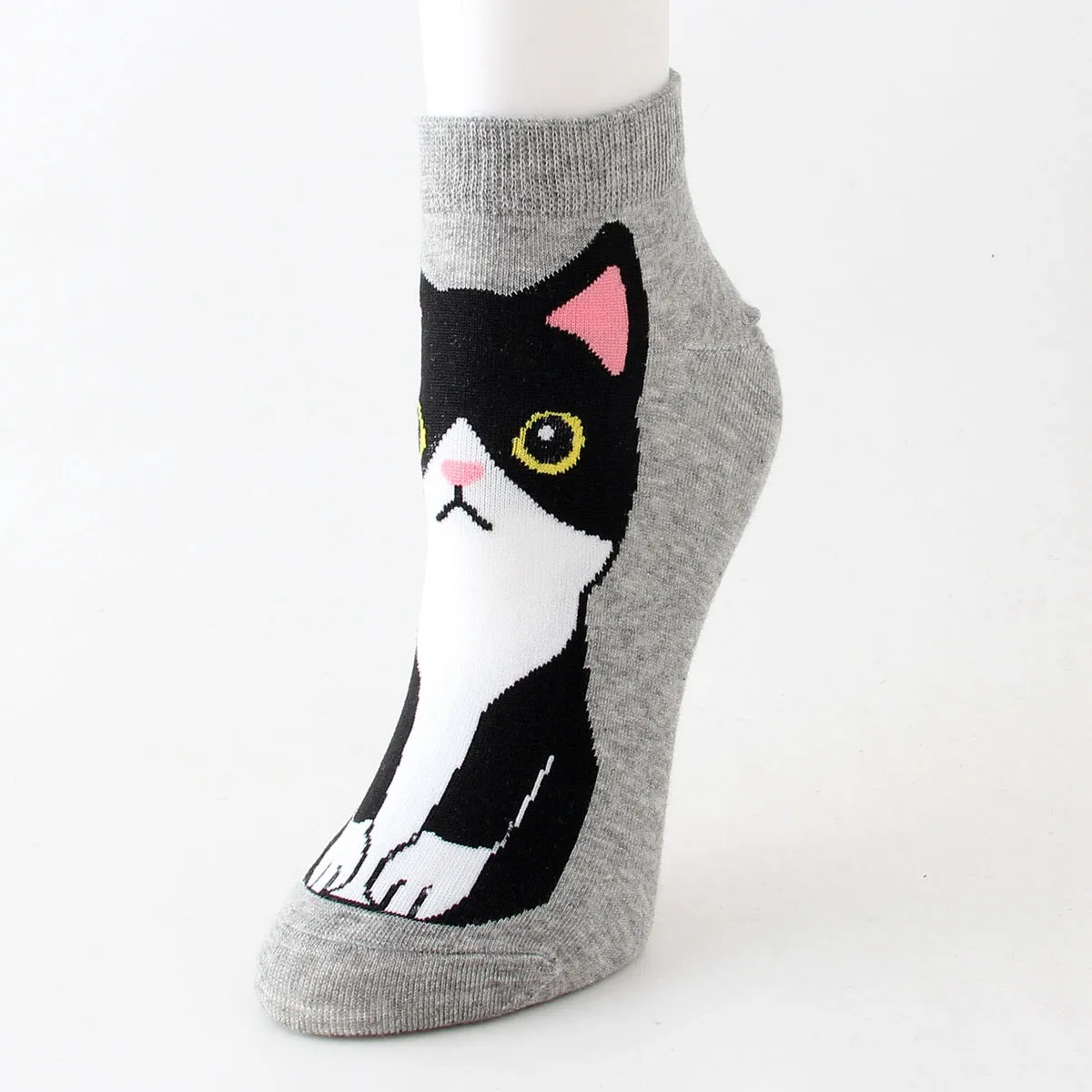 Kawaii Cute Ankle Socks - Tuxedo