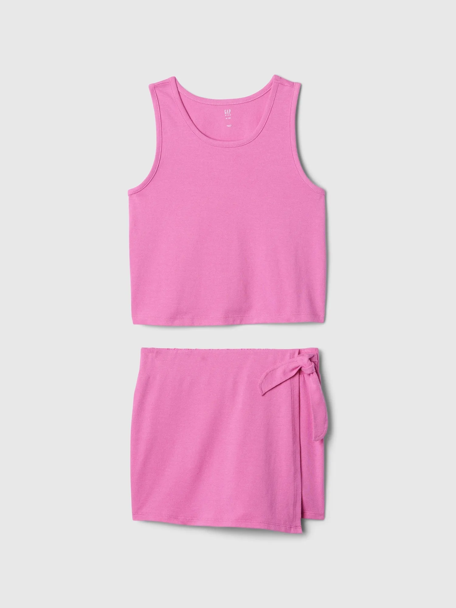 Kids Skort Two-Piece Outfit Set