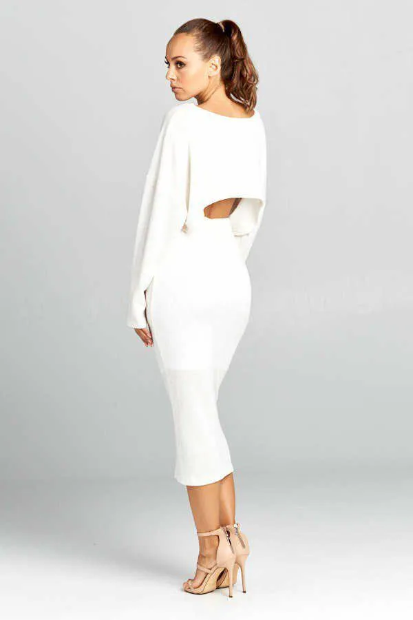 Kourtney Off White Knit Two Piece Set