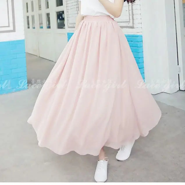 Lady Fashion High Waist Slim Casual Midi Skirts