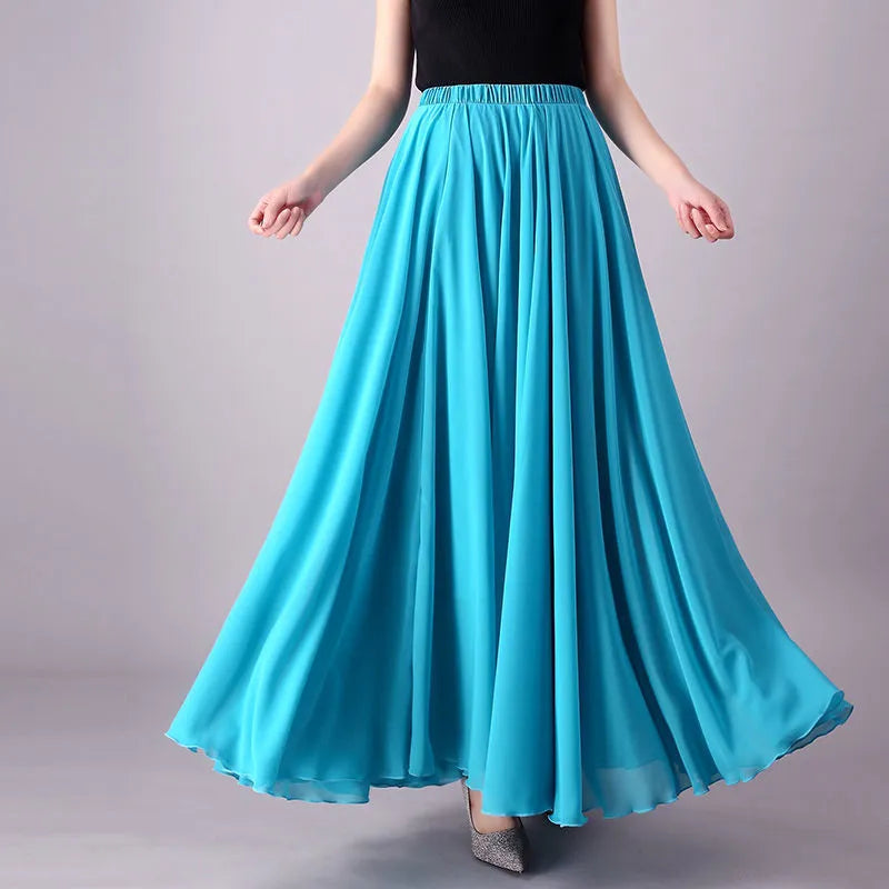 Lady Fashion High Waist Slim Casual Midi Skirts