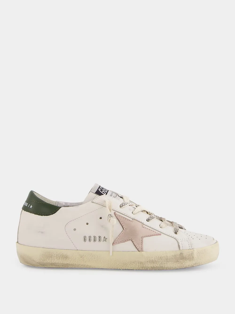 Light Pink Super Star Leather Sneakers