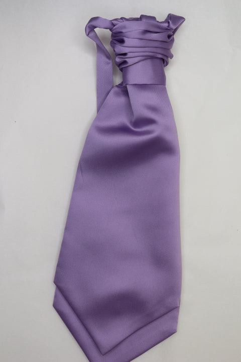 Lilac Ruche Cravat