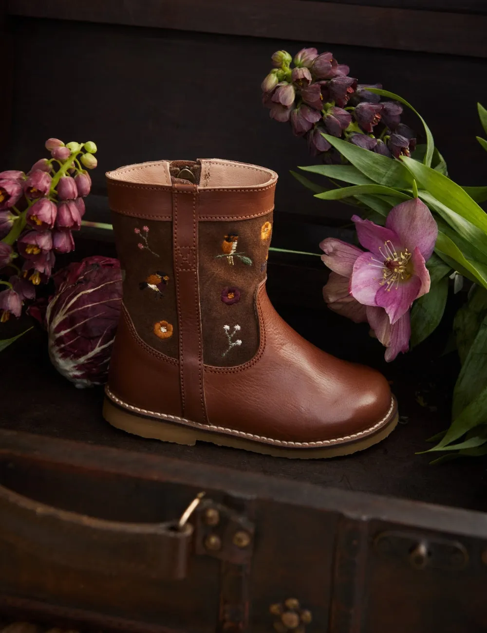 Lorride Boot Birds - Hazelnut