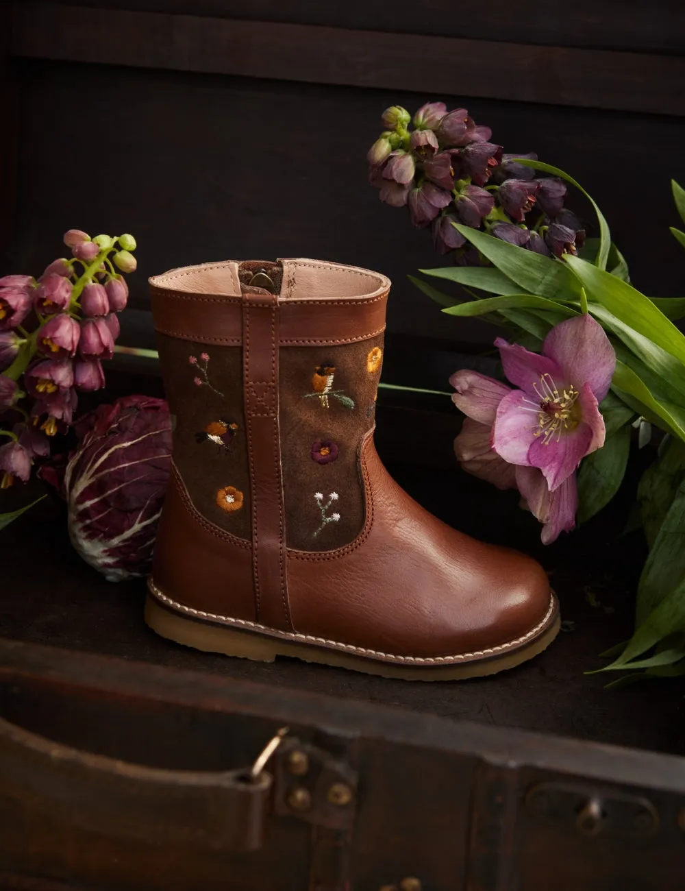 Lorride Boot Birds - Hazelnut