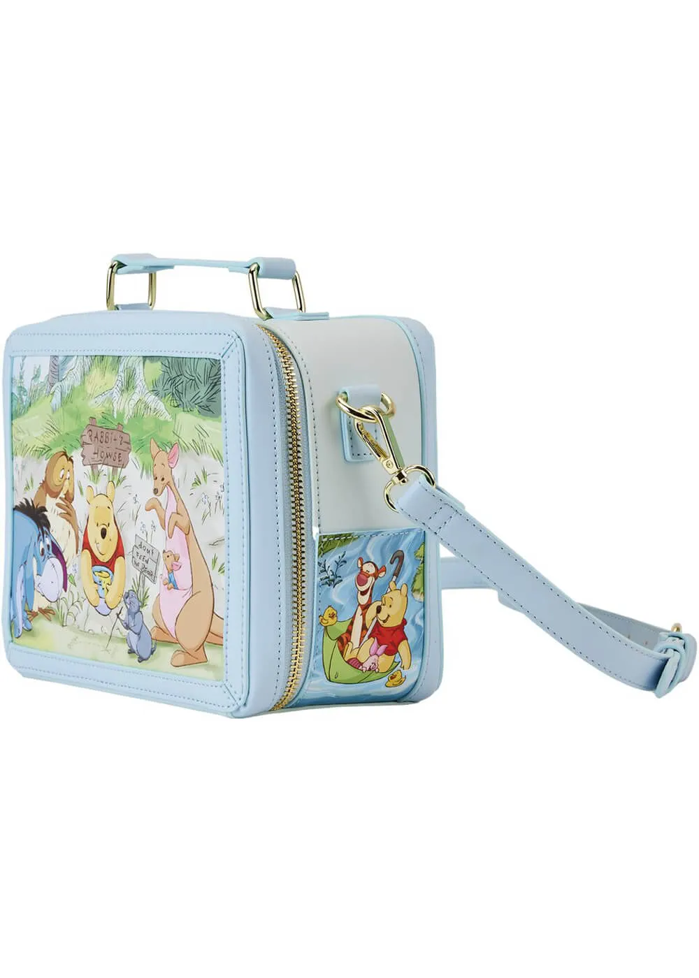 Loungefly Disney Winnie The Pooh Lunchbox Bag Blue