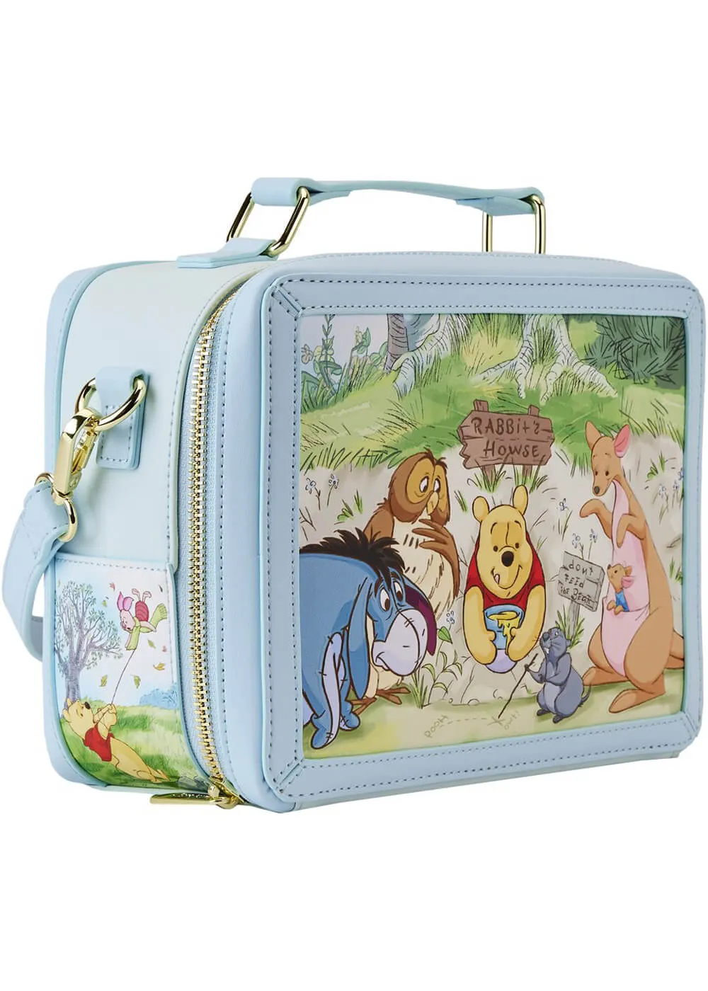 Loungefly Disney Winnie The Pooh Lunchbox Bag Blue