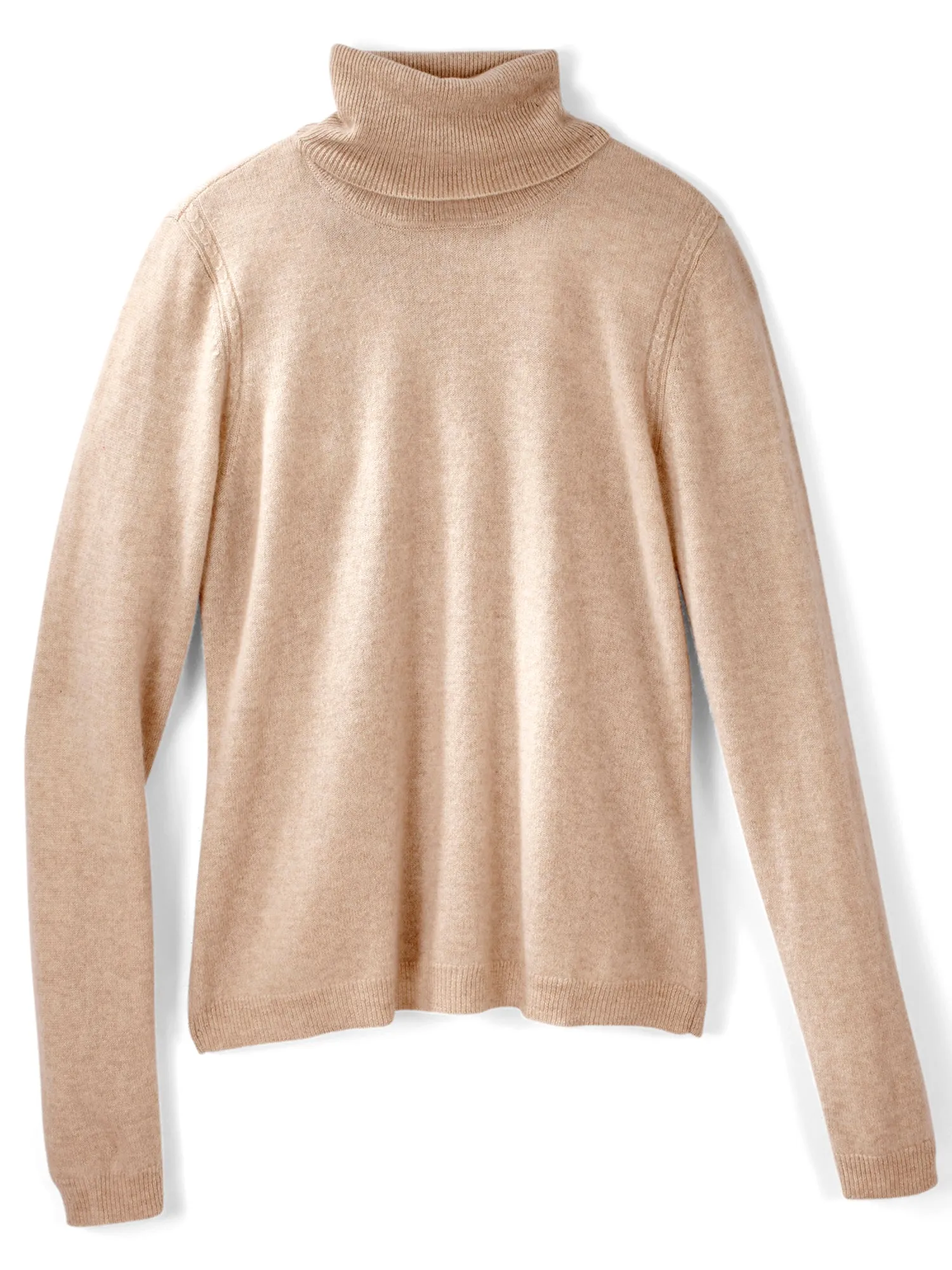 Luxe Layer Cashmere Turtleneck Sweater