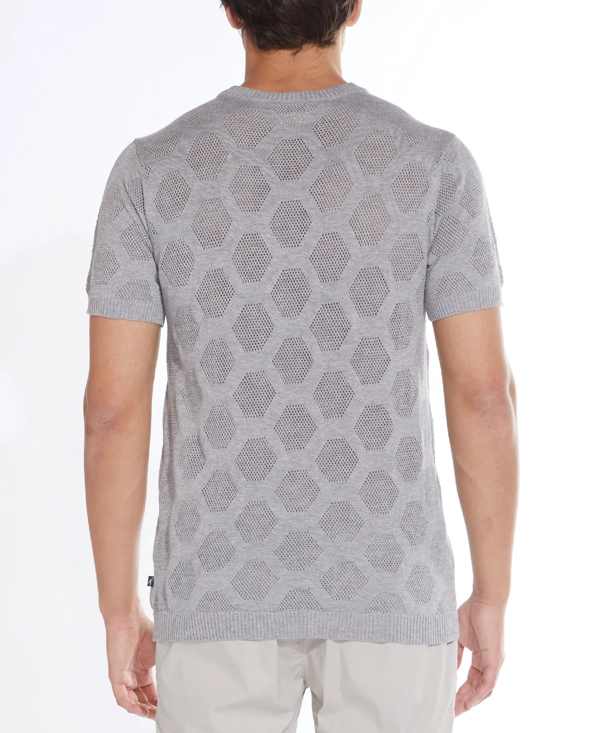 Meyer Sweater Knit Tee (Heather Gray)