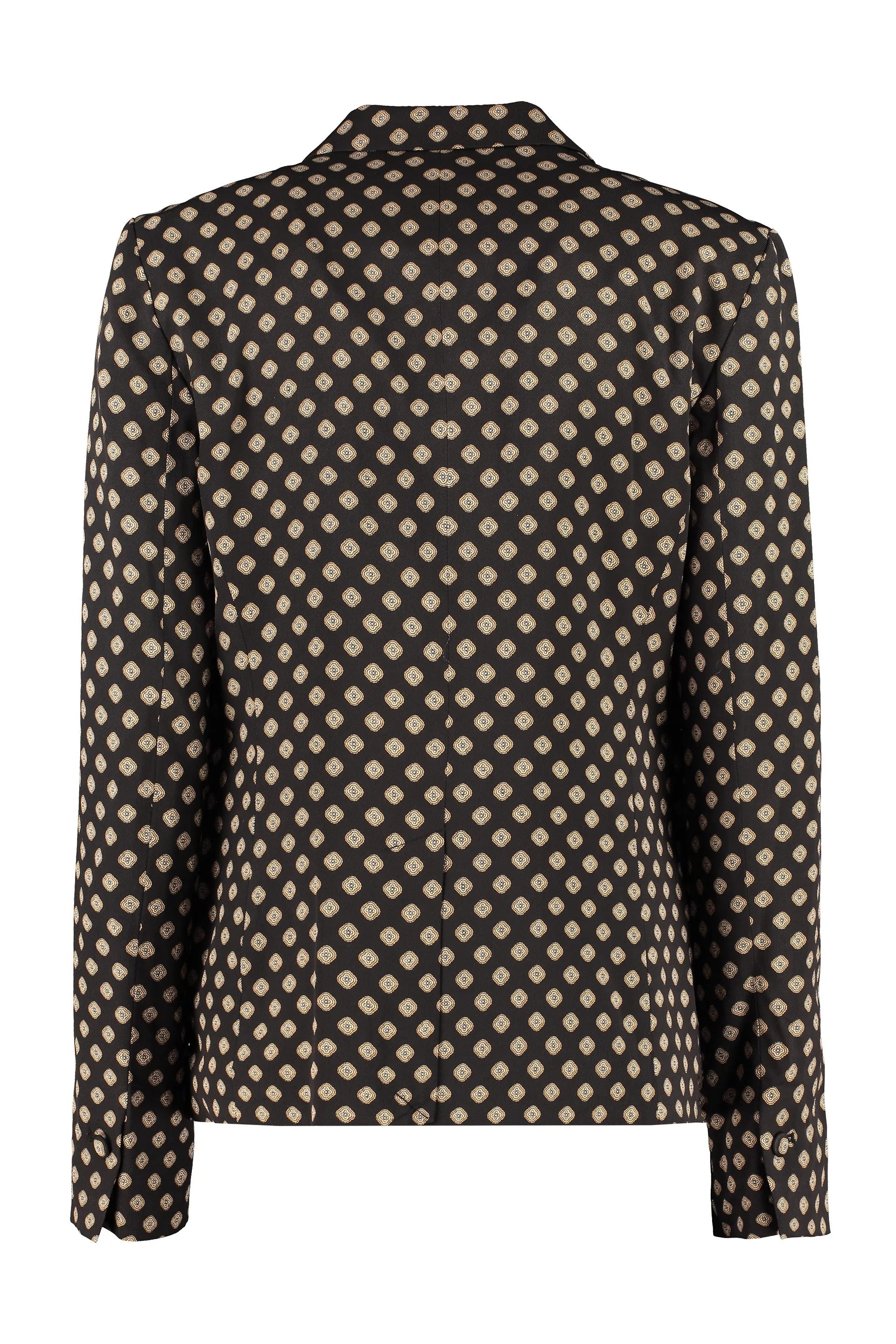 Michael Michael Kors Geometric Embroidered Double-Breasted Blazer